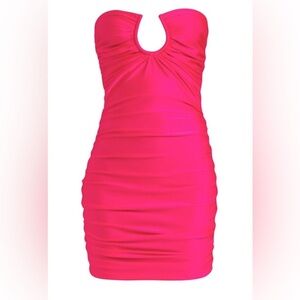 NWT $270 Baobab Magalenha Mini Dress Fuchsia - pink - resort wear - Medium